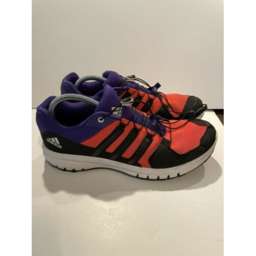 Mens Size 11 ADIDAS Duramo Cross Trail B39842 Solar Red Purple Sneakers Shoes